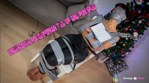 Undercover Policewoman Tied Up and Punished
